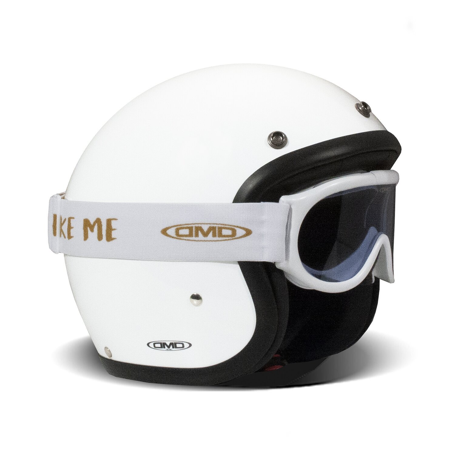 DMD Ghost white clear goggles