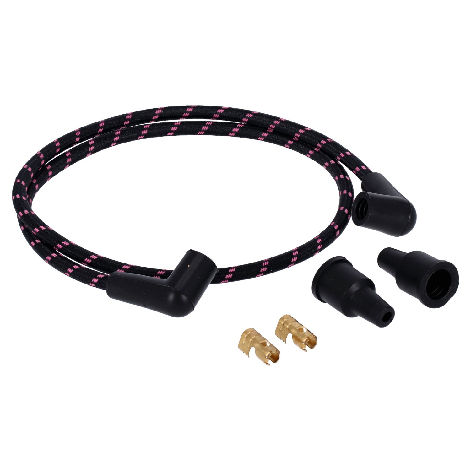 Universal 40" spark plug wire set. Cotton cloth