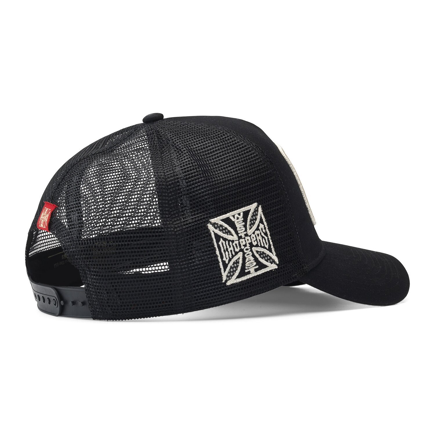 WCC Motorcycle Co. 5-panel trucker cap black