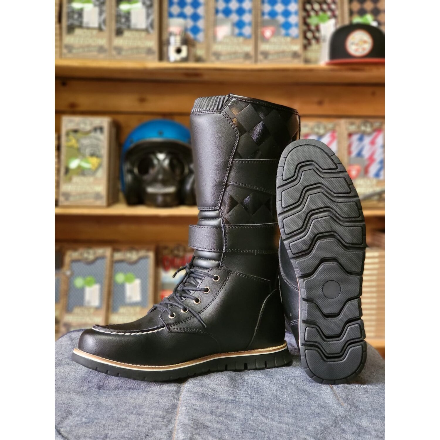 Holy Freedom Night Hawk high boots, Black, 40