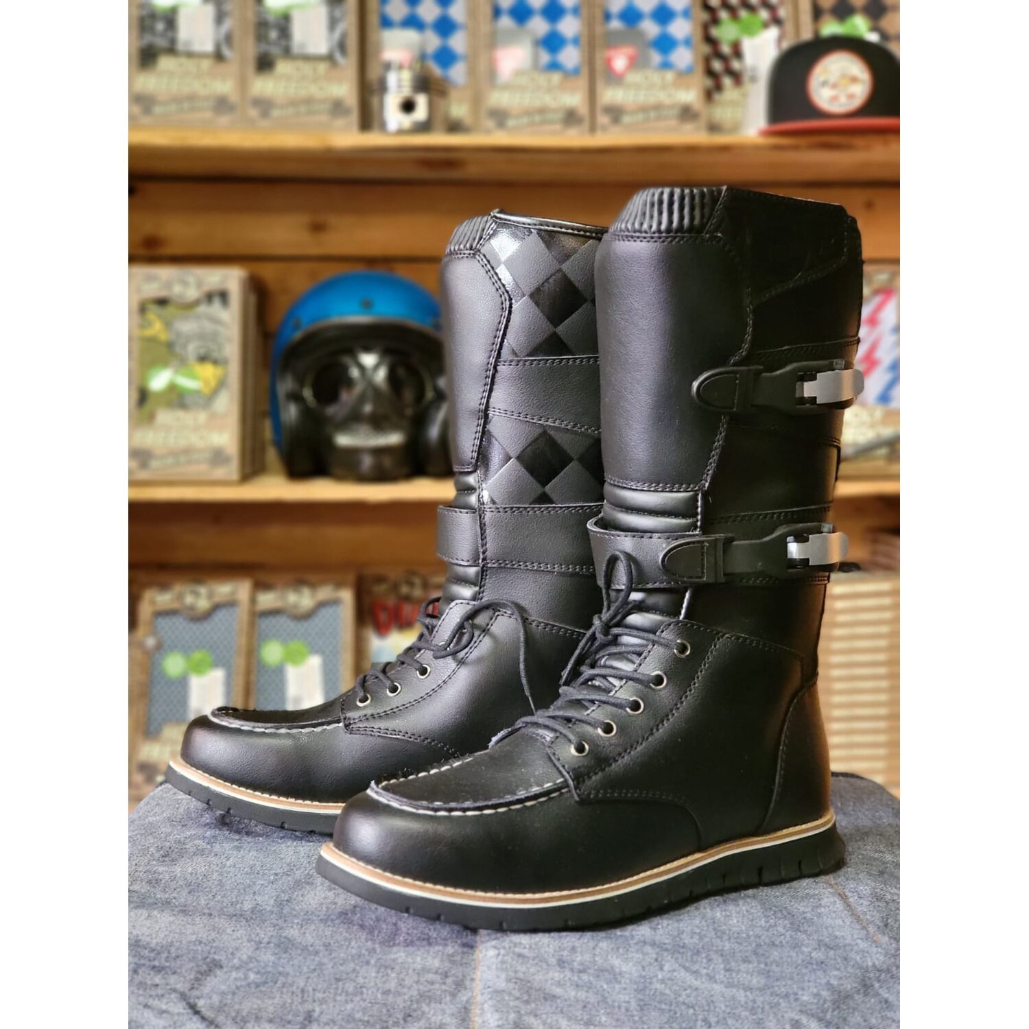 Holy Freedom Night Hawk high boots, Black, 40
