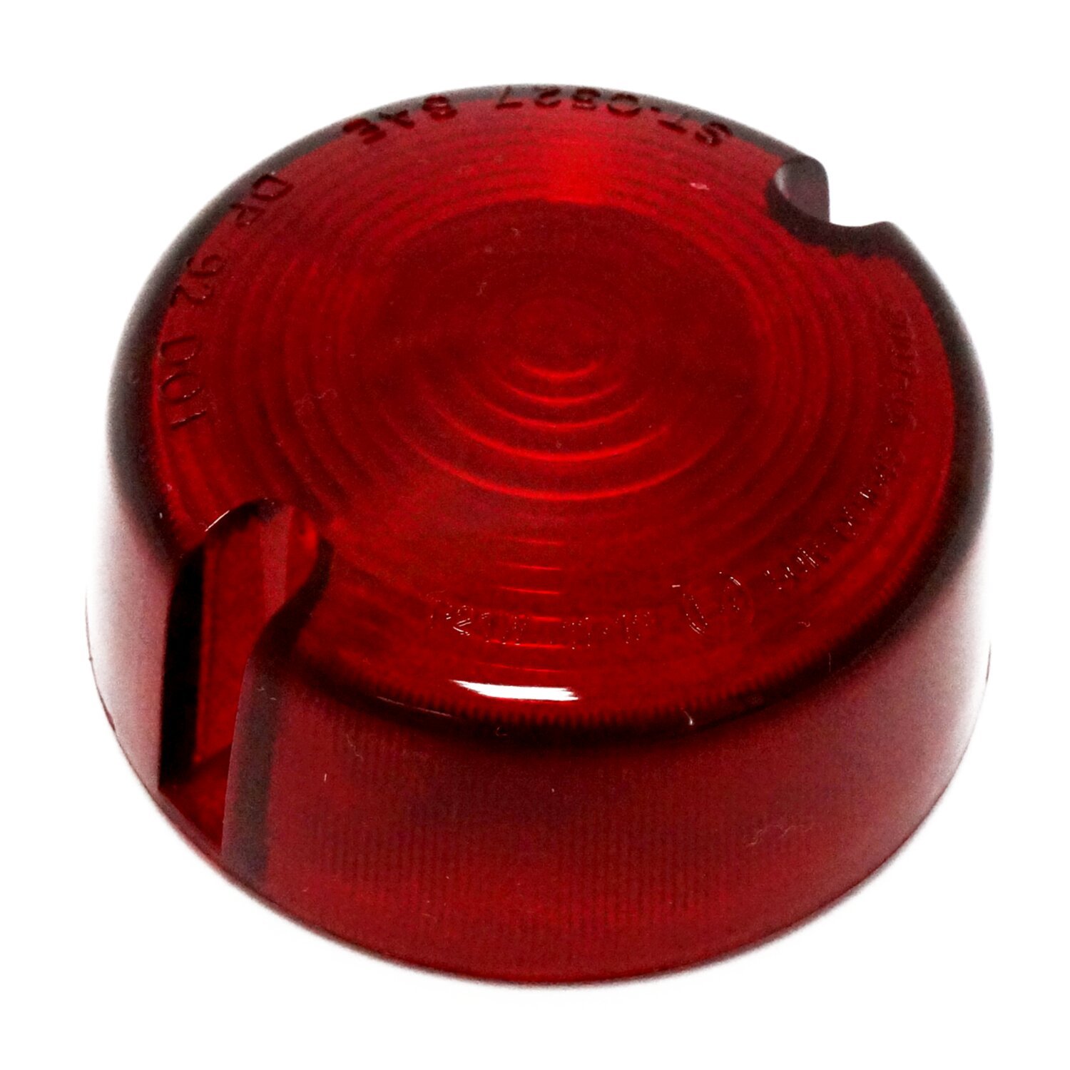Replacement 3" bullet turn signal lens, Red