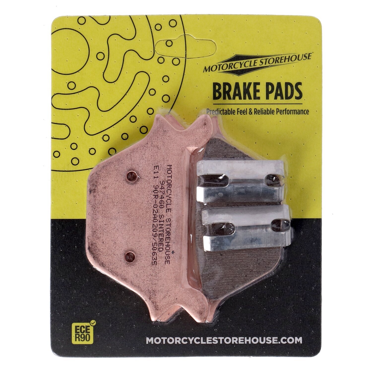 MCS, brake pads rear. Sintered