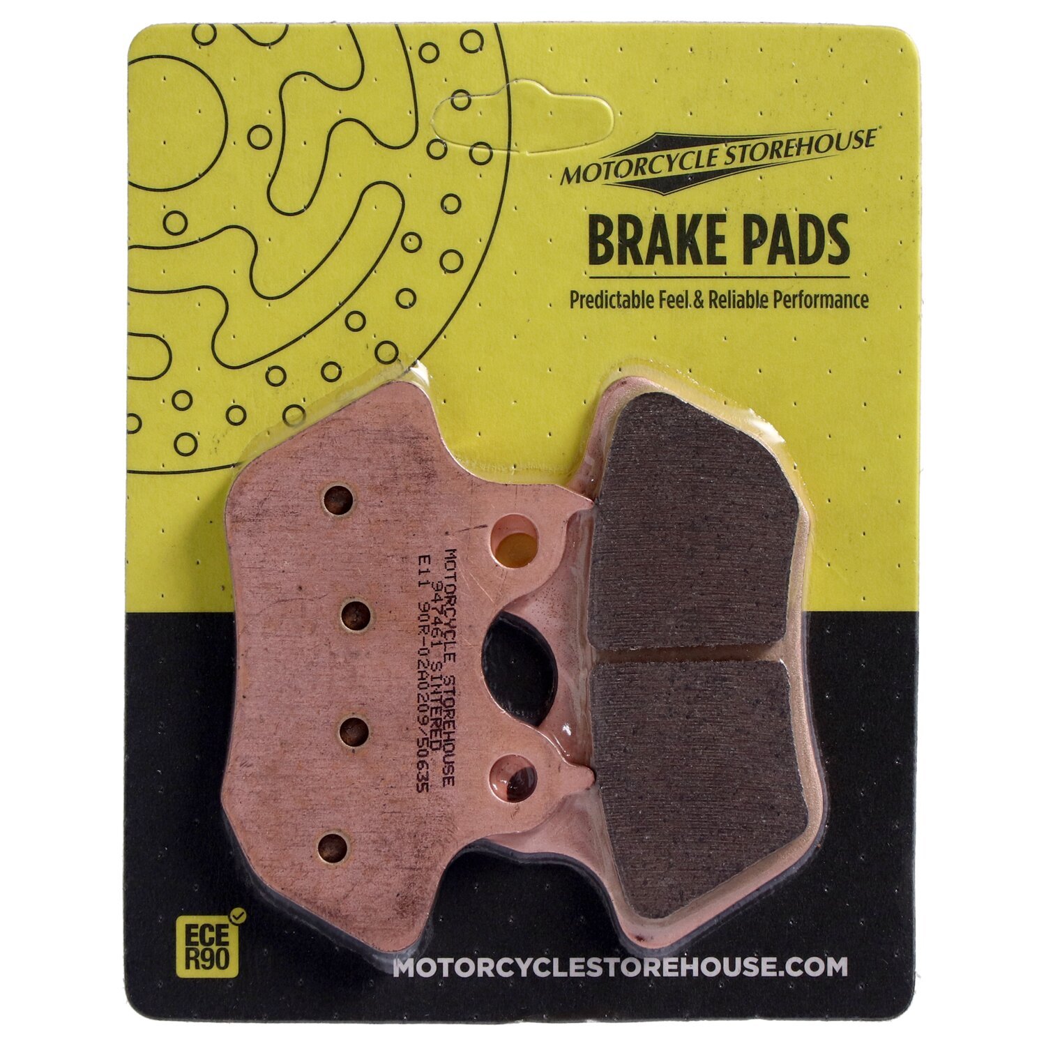 MCS, brake pads rear. Sintered