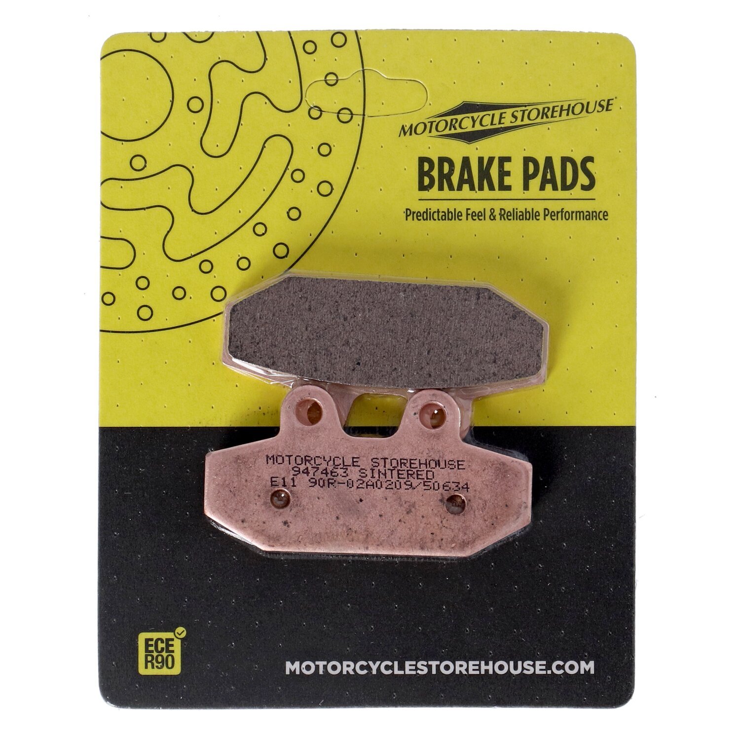 MCS, brake pads rear. Sintered