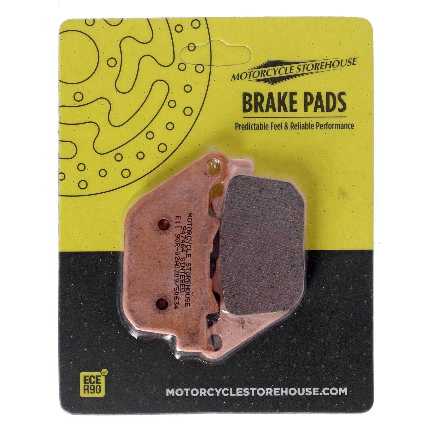 MCS, brake pads rear. Sintered