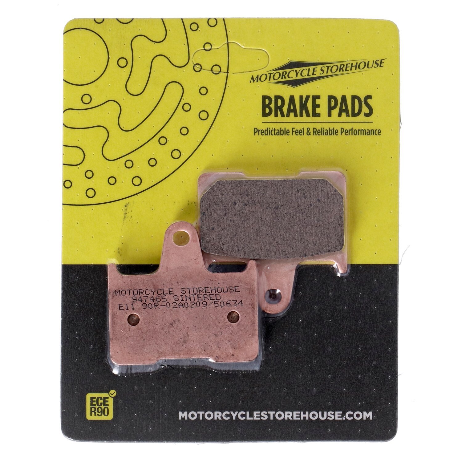 MCS, brake pads rear. Sintered