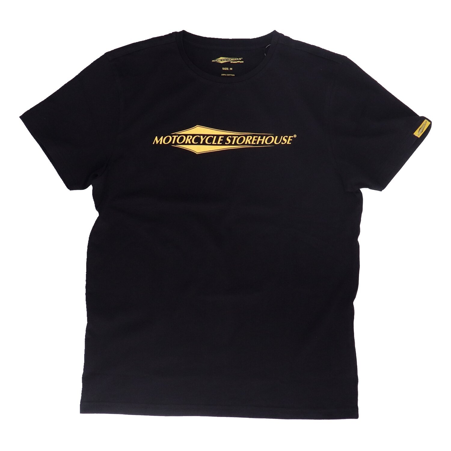 MCS logo t-shirt chest artwork, Black, S