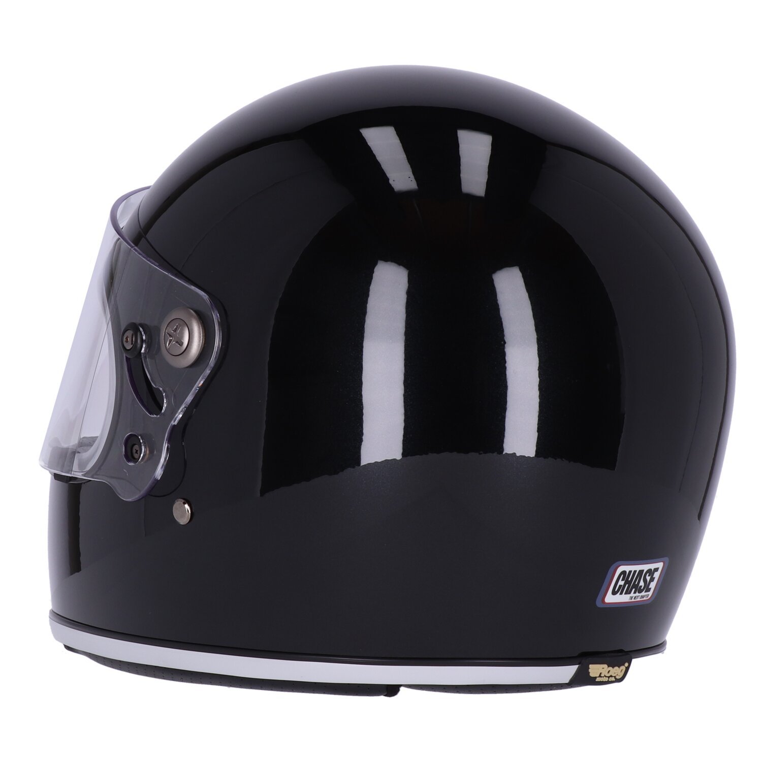 Roeg Chase helmet, Black, L, Gloss