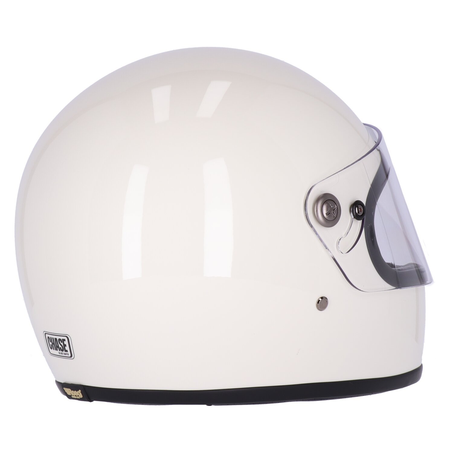 Roeg Chase helmet, vintage White, White, L, Gloss