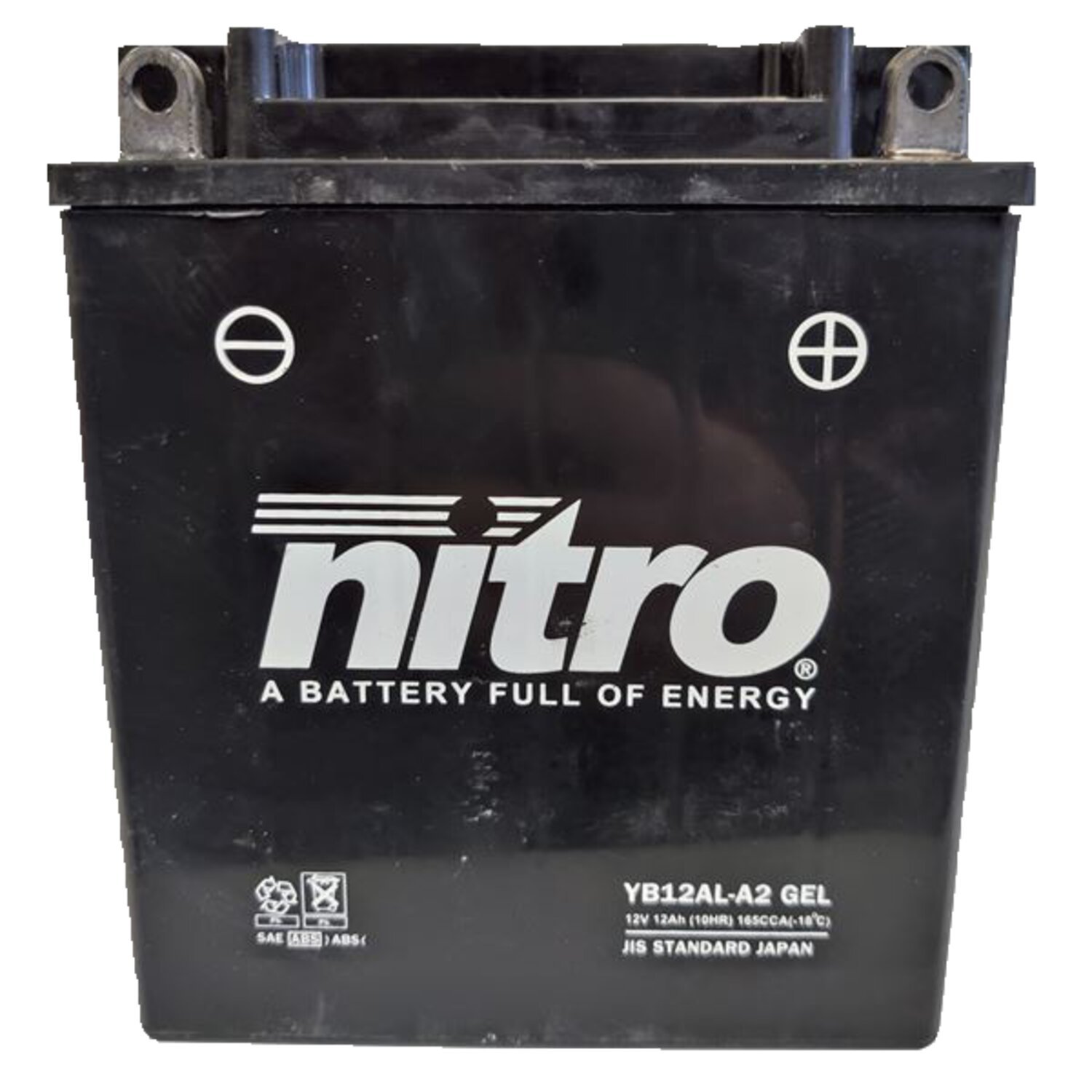 Nitro sealed AGM gel battery YB12AL-A2 SLA