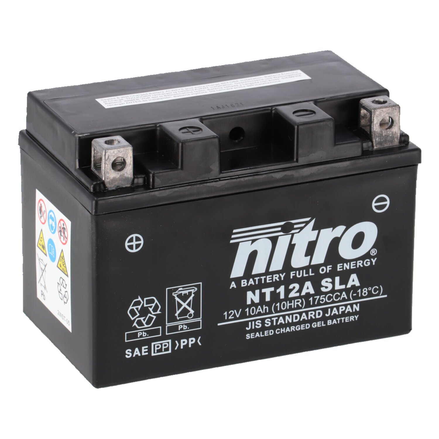 Nitro sealed AGM gel battery NT12A SLA