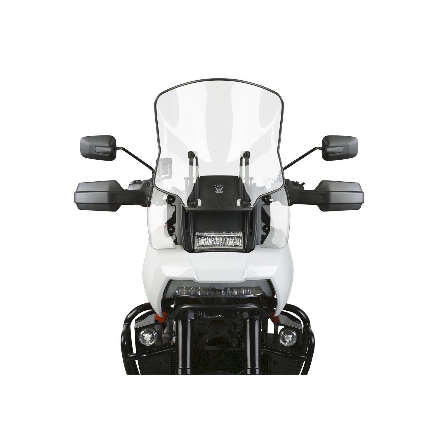 National Cycle, VStream® windshield mid w/beaded edge, clear