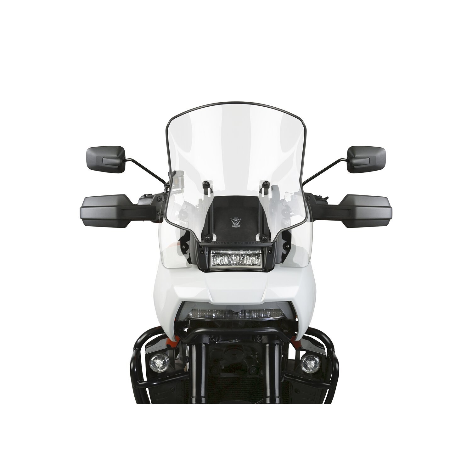 National Cycle, VStream® windshield mid w/beaded edge, clear