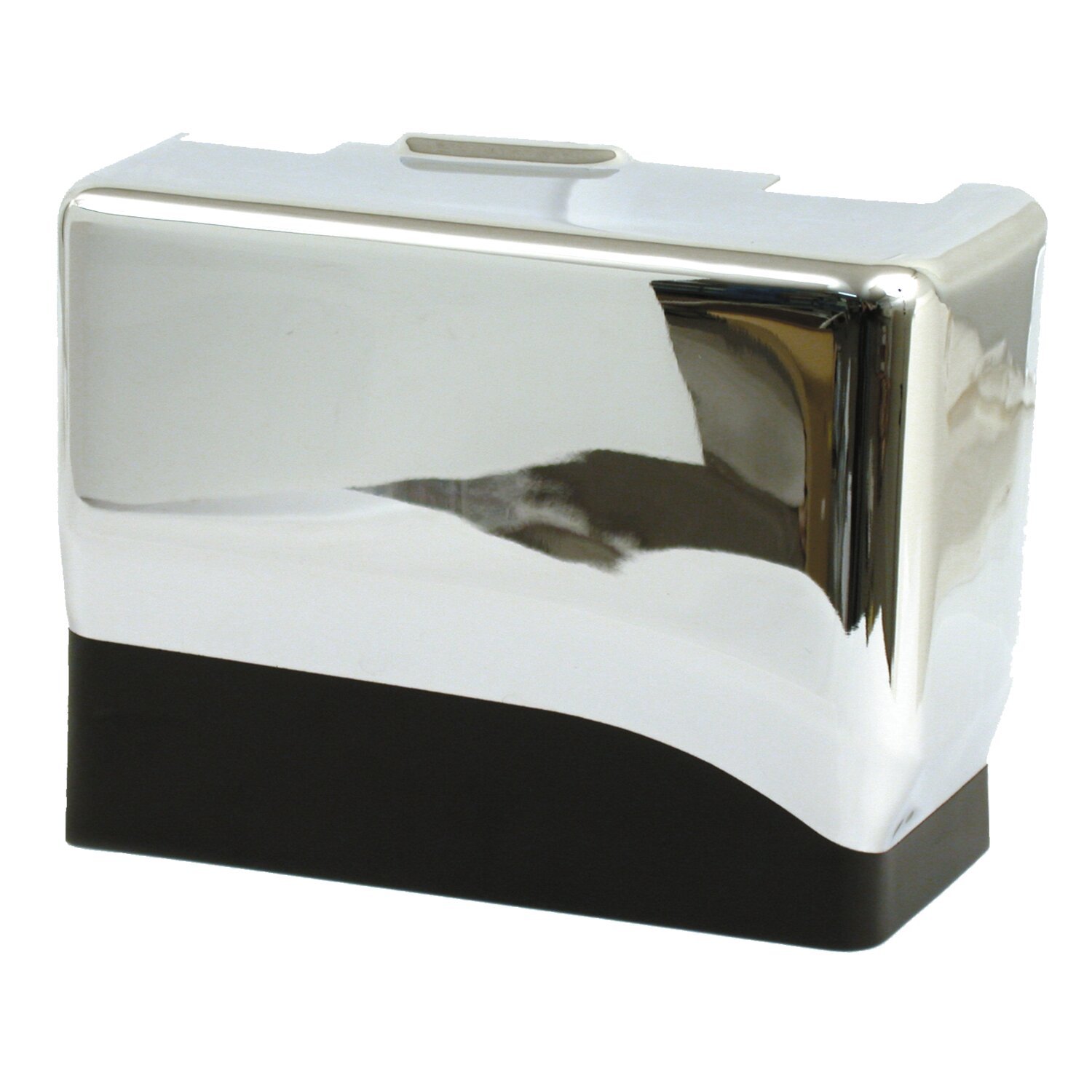 Battery one-piece top/side cover, Chrome