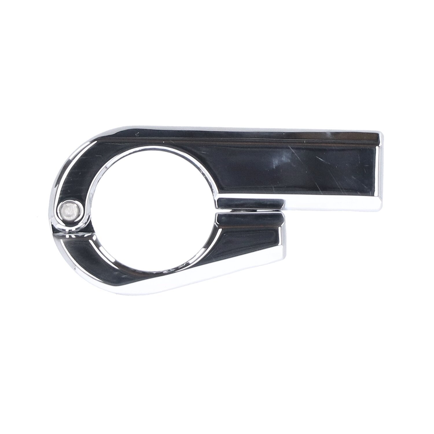 Daytona, universal bracket. Top mount. 1" ID, M8 thread, Silver, Chrome