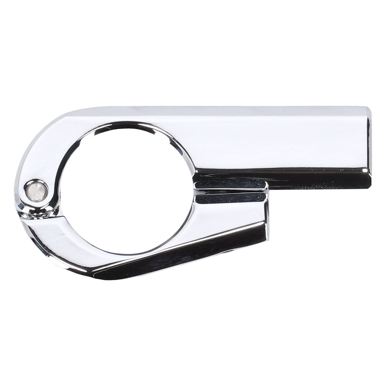 Daytona, universal bracket. Top mount. 1" ID, M10 thread, Chrome