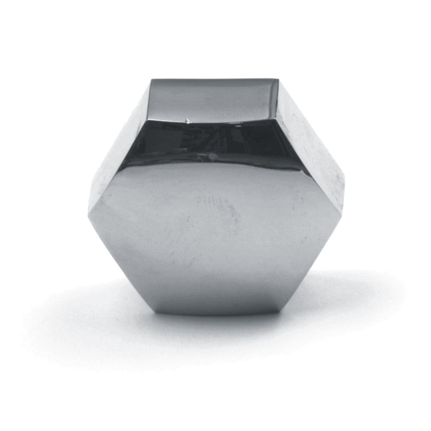Stem nut, flat crown acorn, Chrome