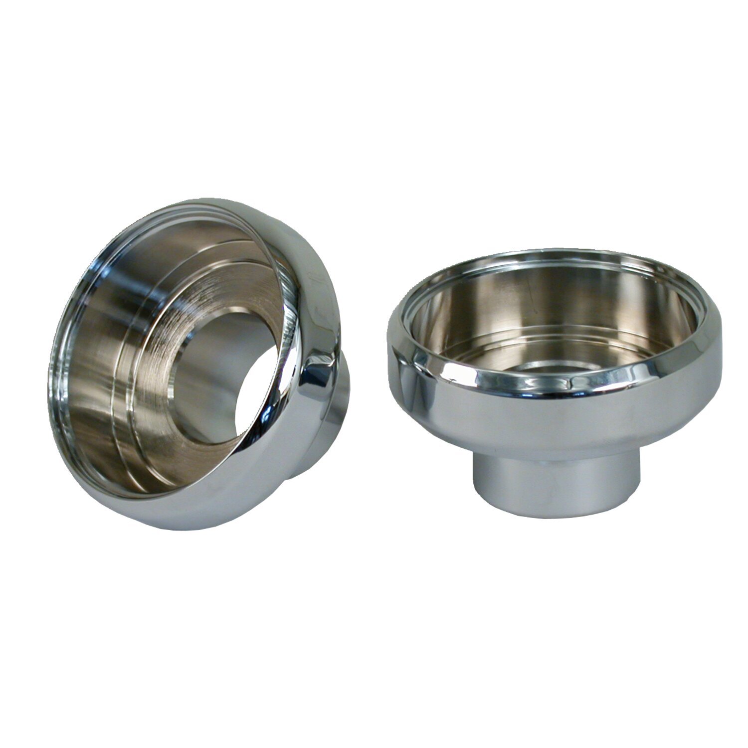 Frame neck cups, Chrome
