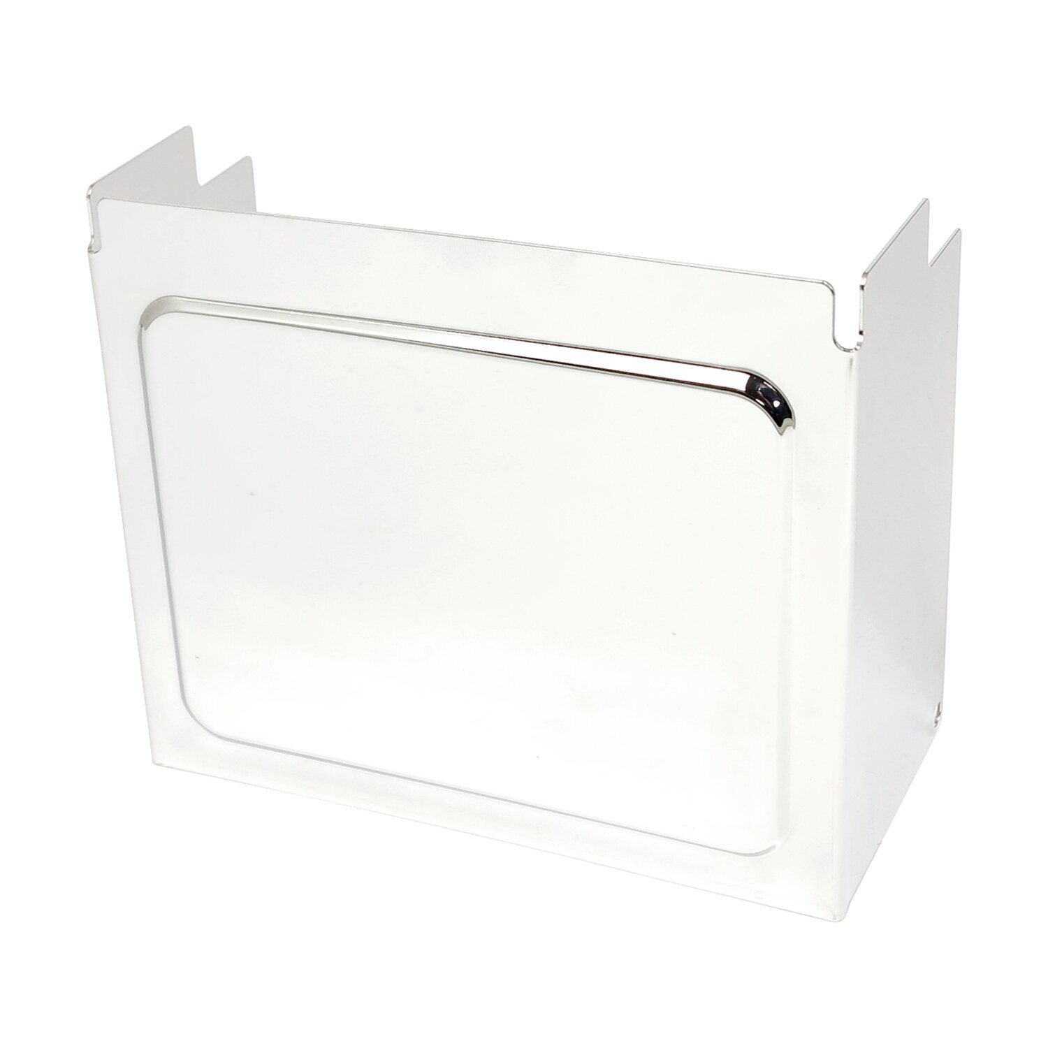 Battery side cover, Silver, Chrome
