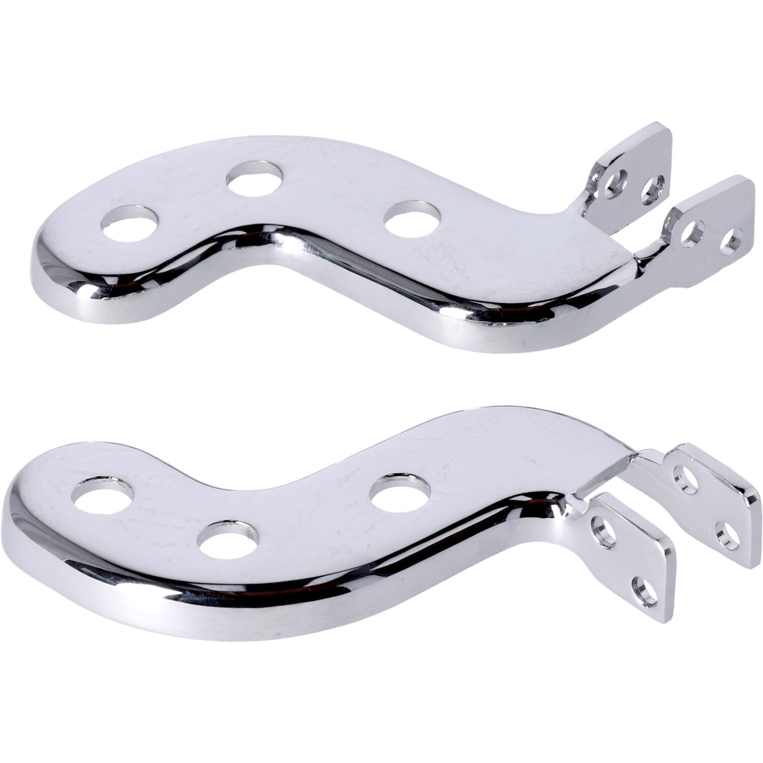 Passenger foot peg bracket kit, Chrome