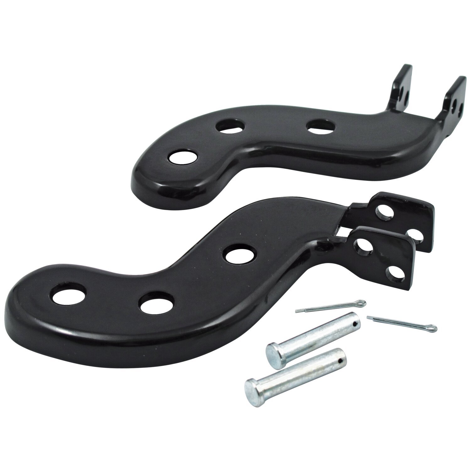 Passenger foot peg bracket kit, Black