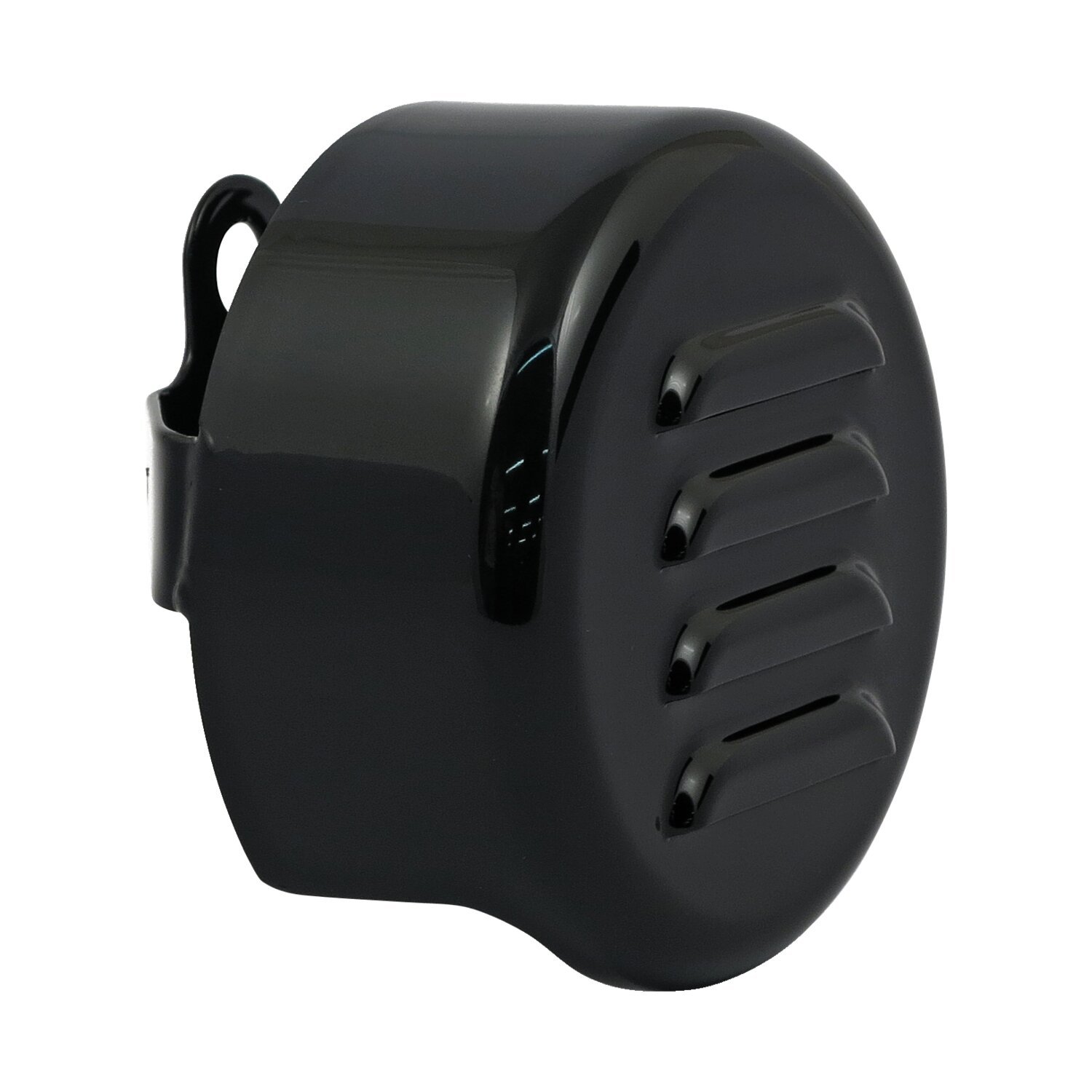 C-Round, horn cover. Louvered