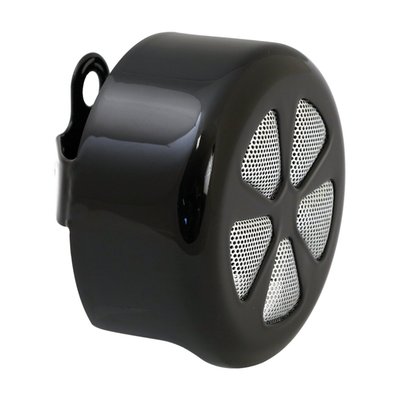 Black; with mesh insert