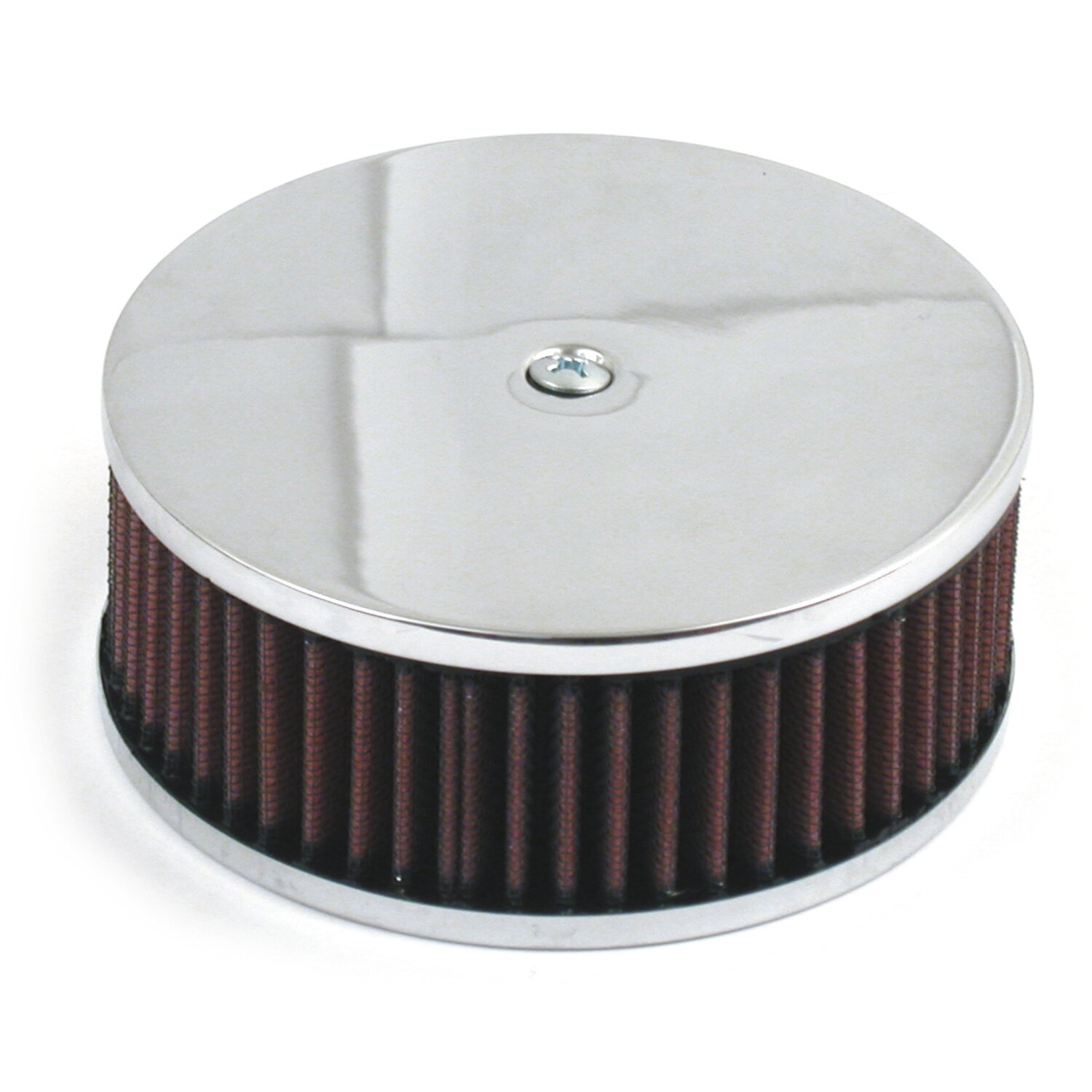 K&N, air cleaner assembly. Bendix carb, Chrome