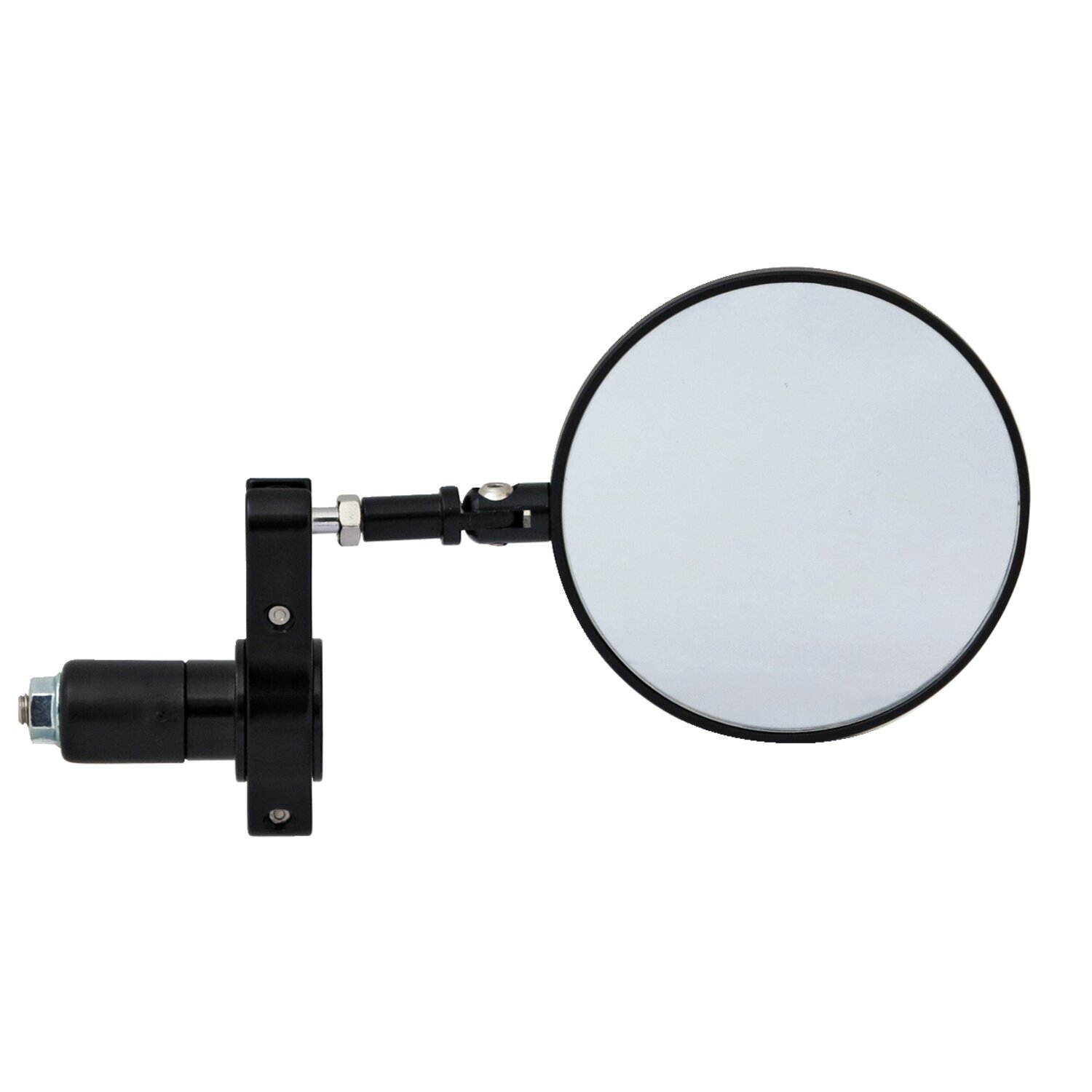 Inside bar round convex mirror, Black