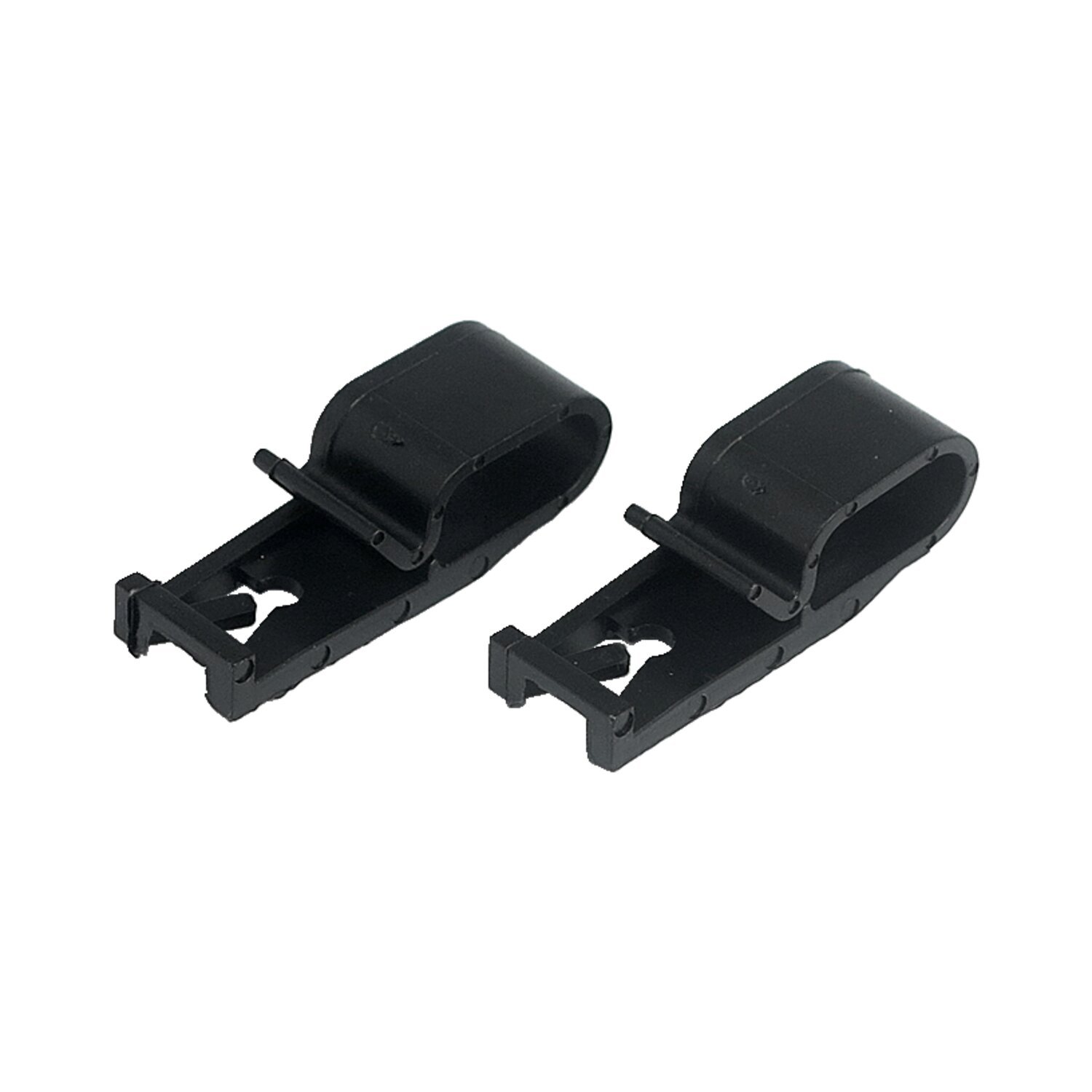 Rear fender wiring clip, Black
