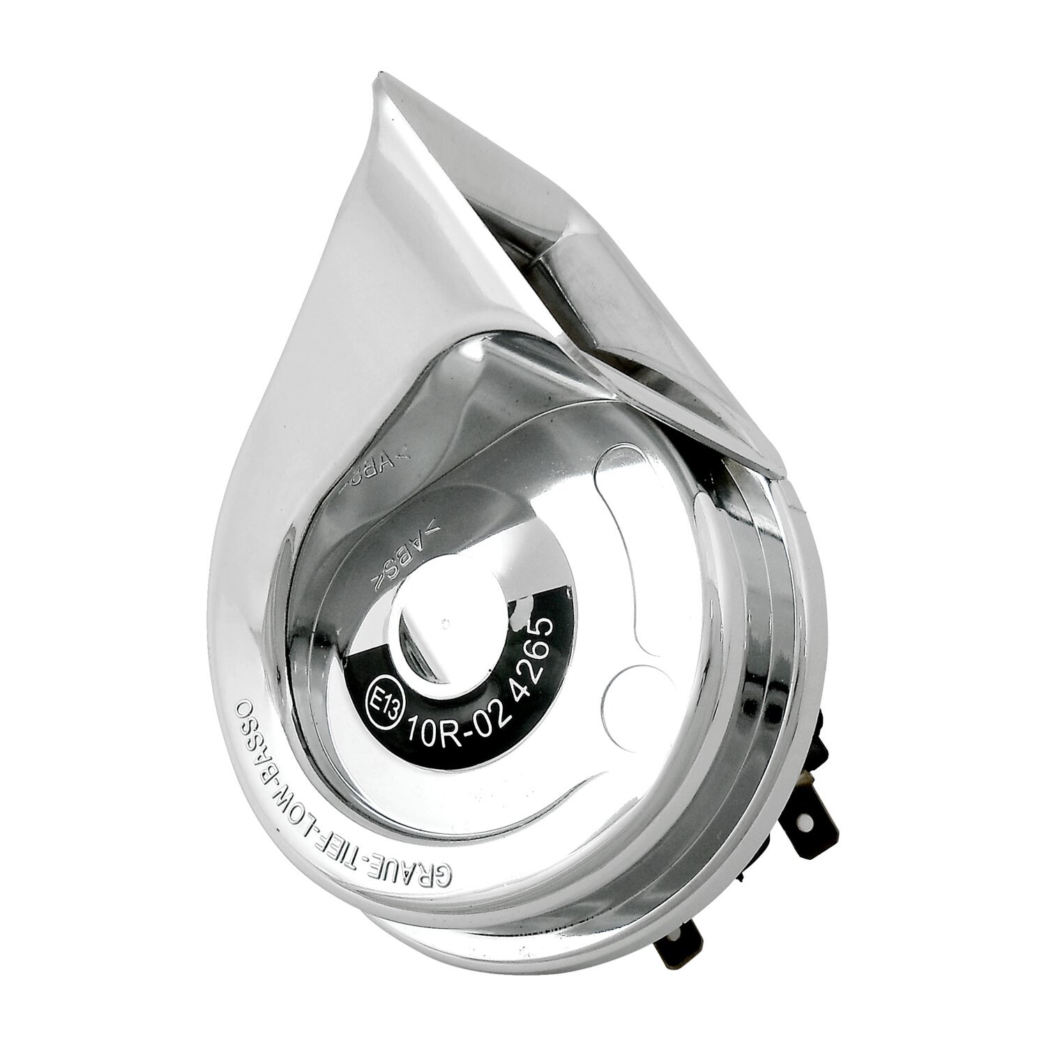 OEM style horn, 'Early Square Style, Chrome
