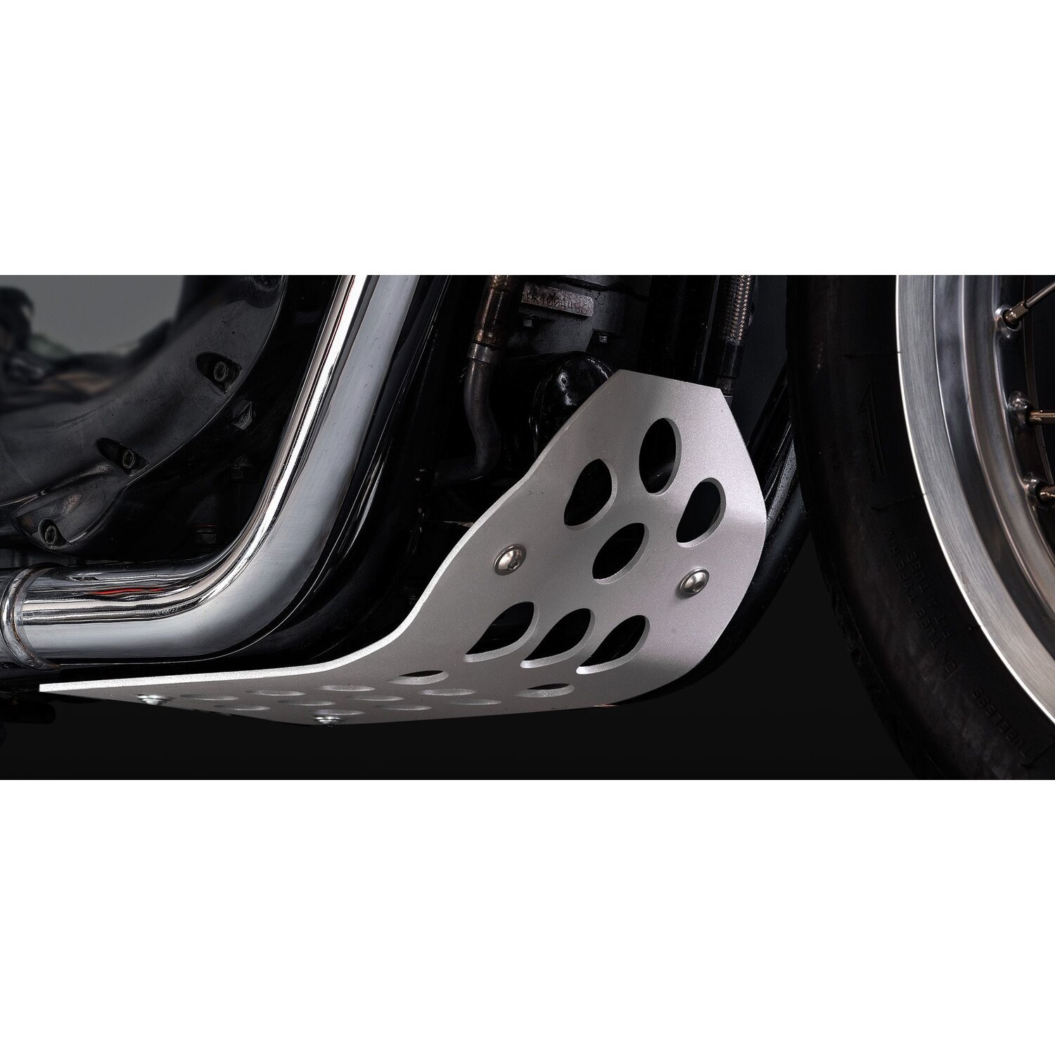 C-Racer, Scrambler engine guard, Silver