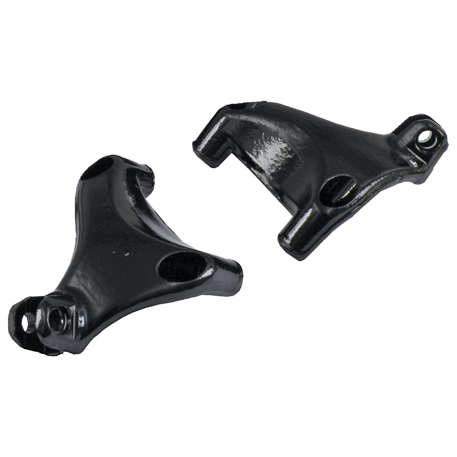 Passenger foot peg mount bracket set, Black
