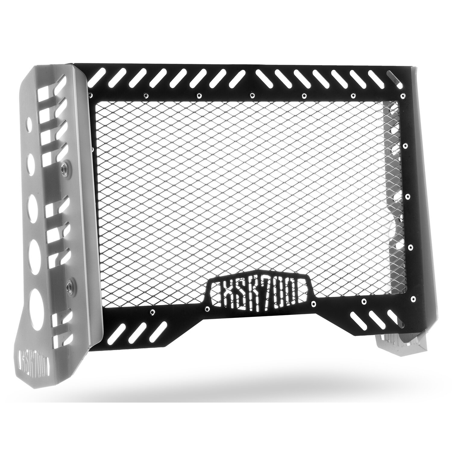 C-Racer, radiator grill w/side protectors, Black