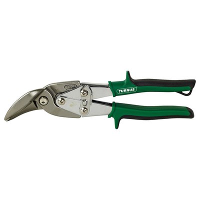 Lightweight compound action design for straight sheet metal cuts but also suitable to cut curves.
- Cuts upto 1.2mm sheet metal
- Cutting blade hardness: 54-58 Rockwell
- Length: 240mm
- Cutting side: Right
- Weight 0.425kg.