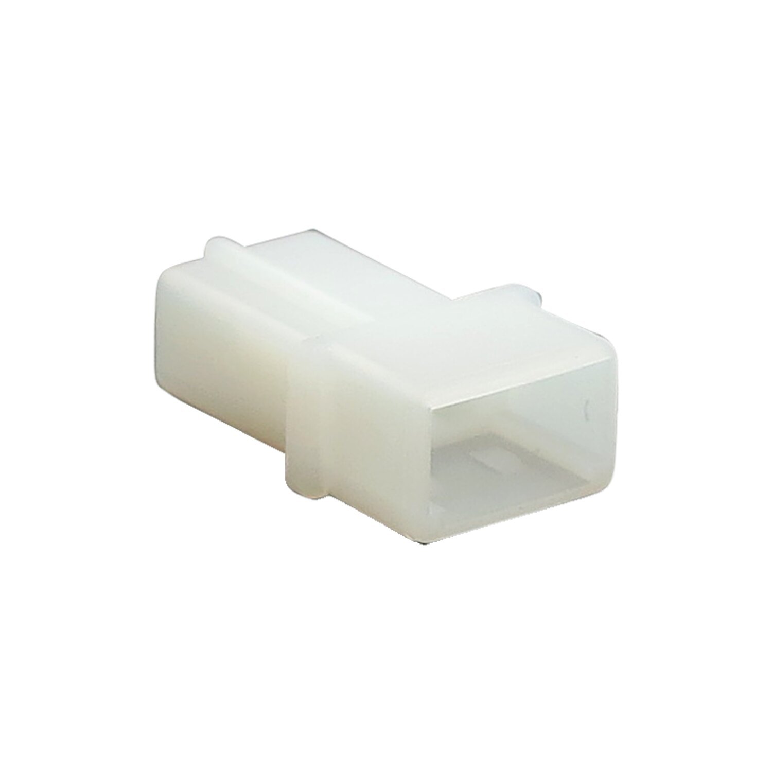 NAMZ, AMP/TE connector. White, receptacle, 2-pins