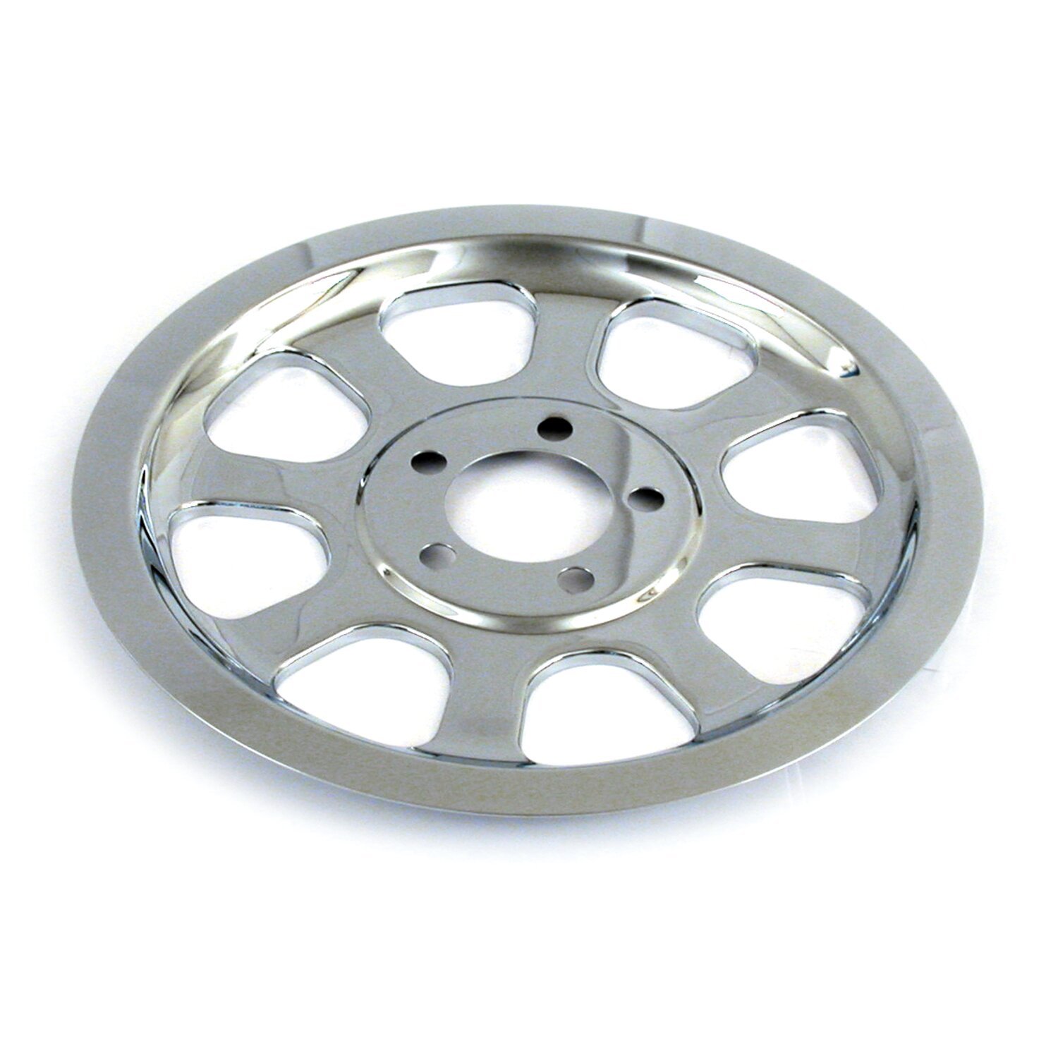Pulley cover, holes (70t, Chrome