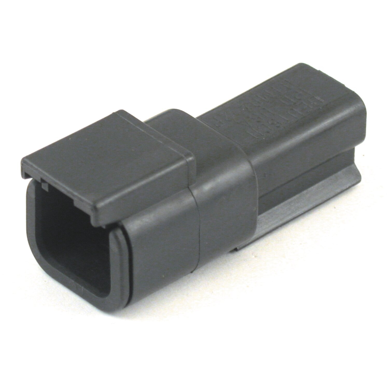 NAMZ, Deutsch DTM connector. Black, receptacle, 2-pins