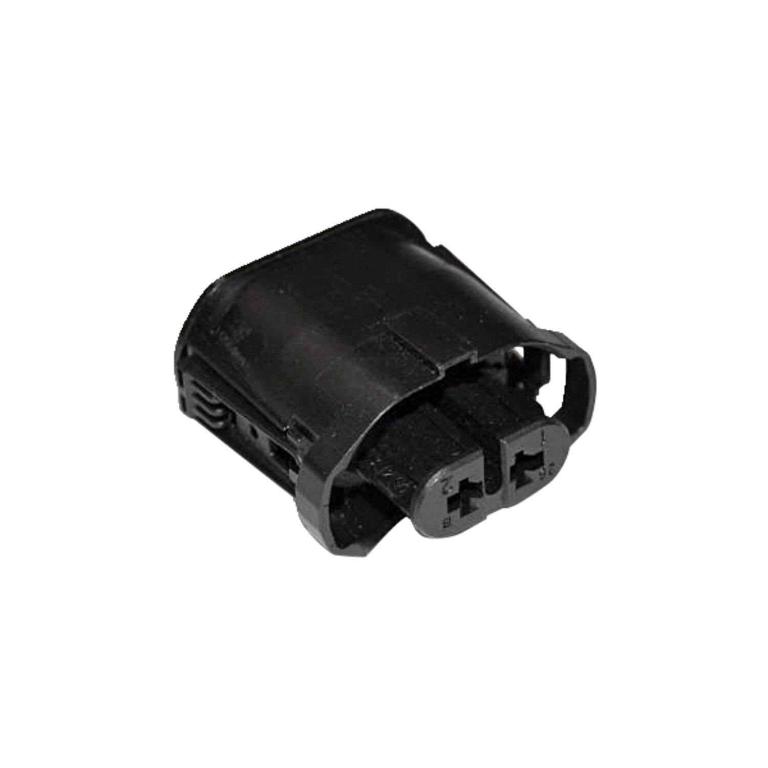 NAMZ, headlamp connector, low beam. 2-pin, Black
