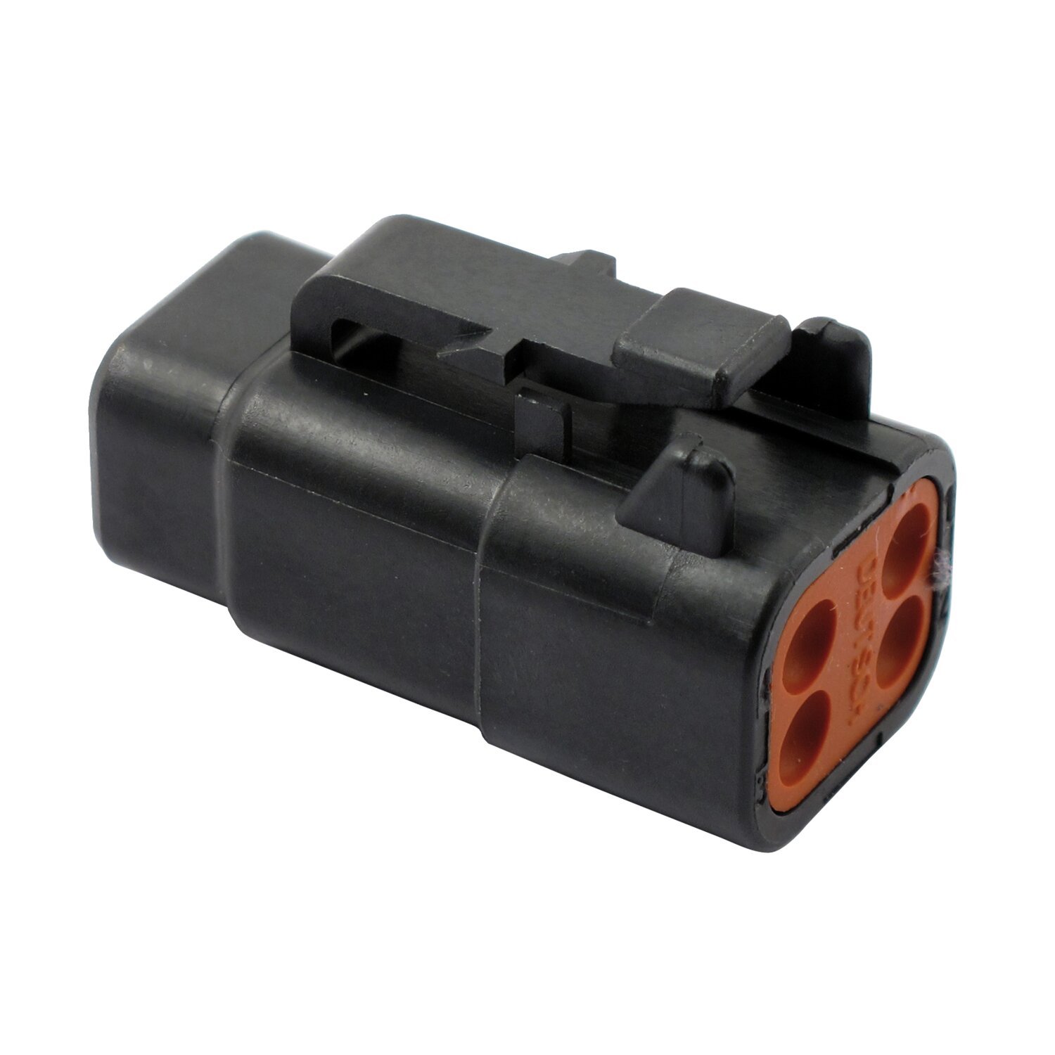 NAMZ, Deutsch DTM connector. Black, plug, 4-pins