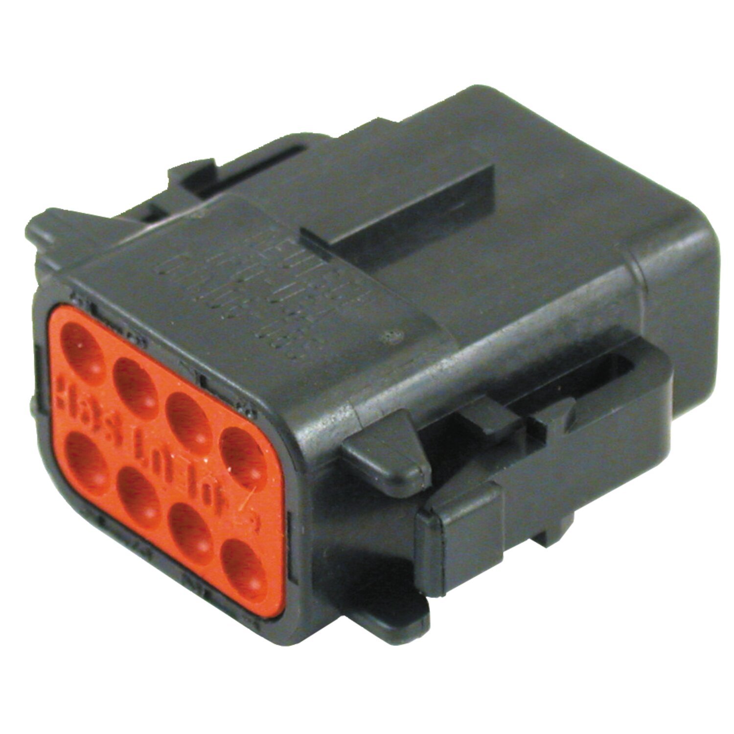 NAMZ, Deutsch DTM connector. Black, plug, 8-pins