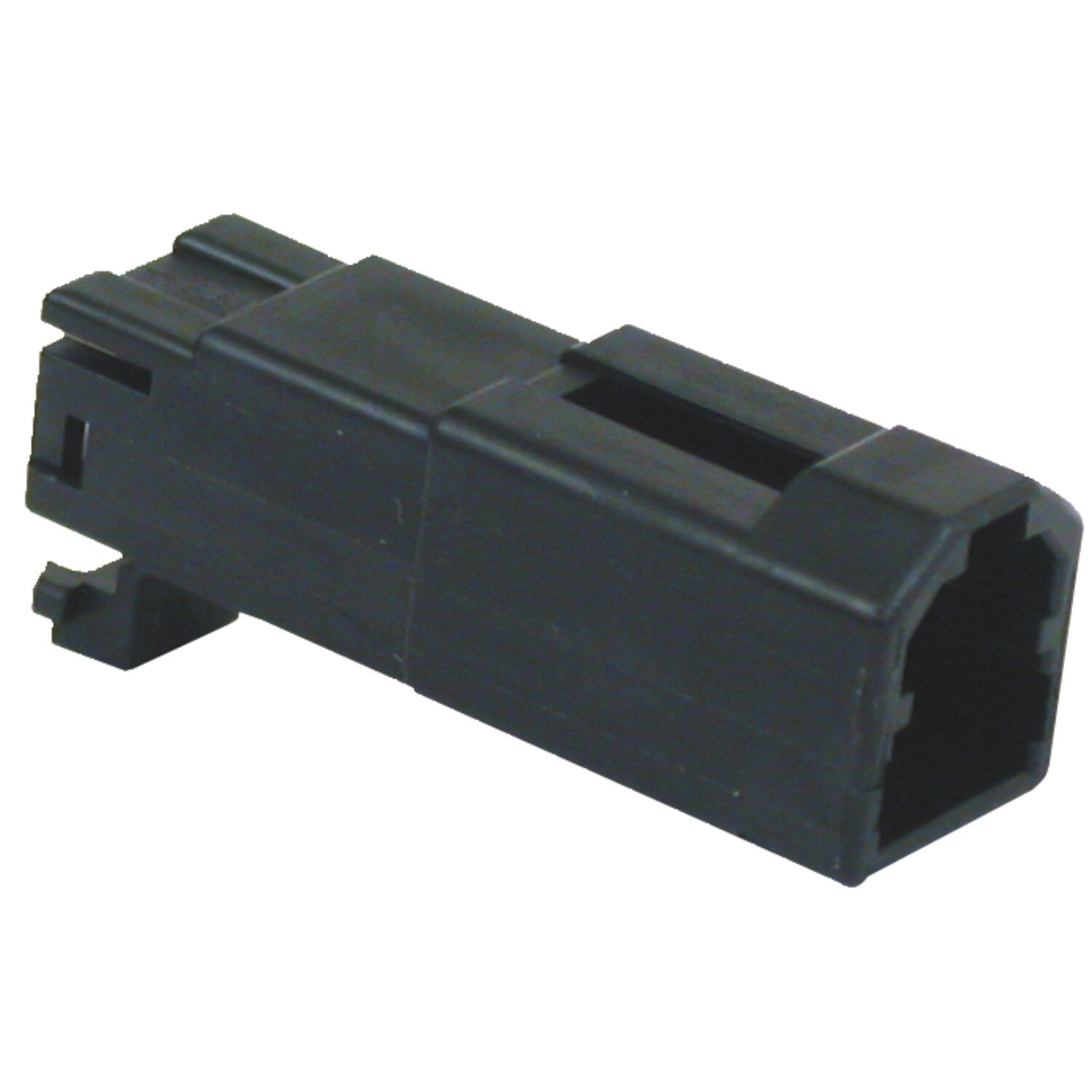 NAMZ, AMP 040 series connector. Black, receptacle, 2-pin