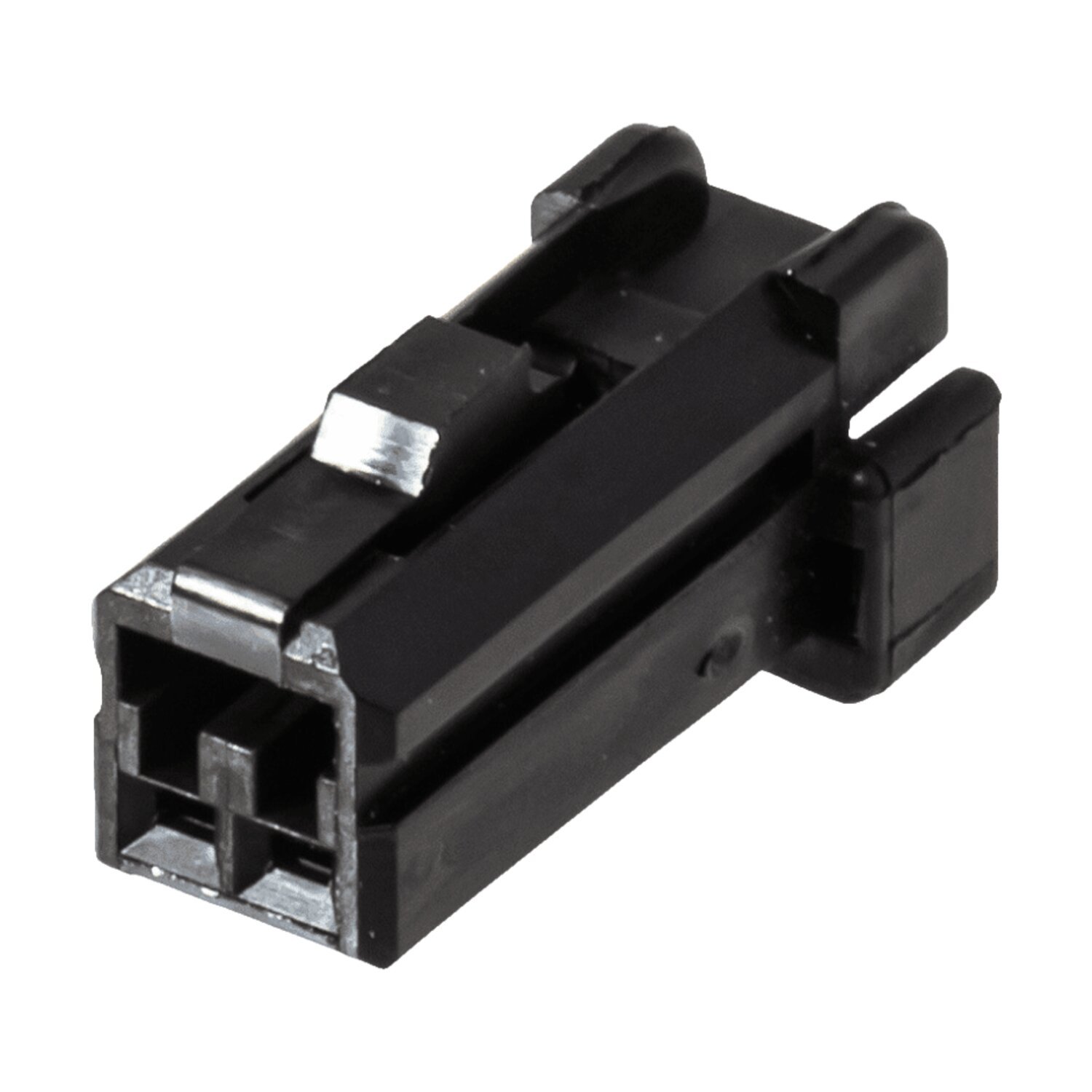 NAMZ, AMP 040 series connector. Black, plug, 2-pin