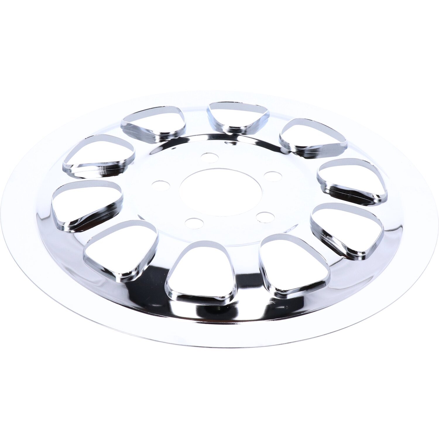 Pulley cover, holes (66t, Chrome