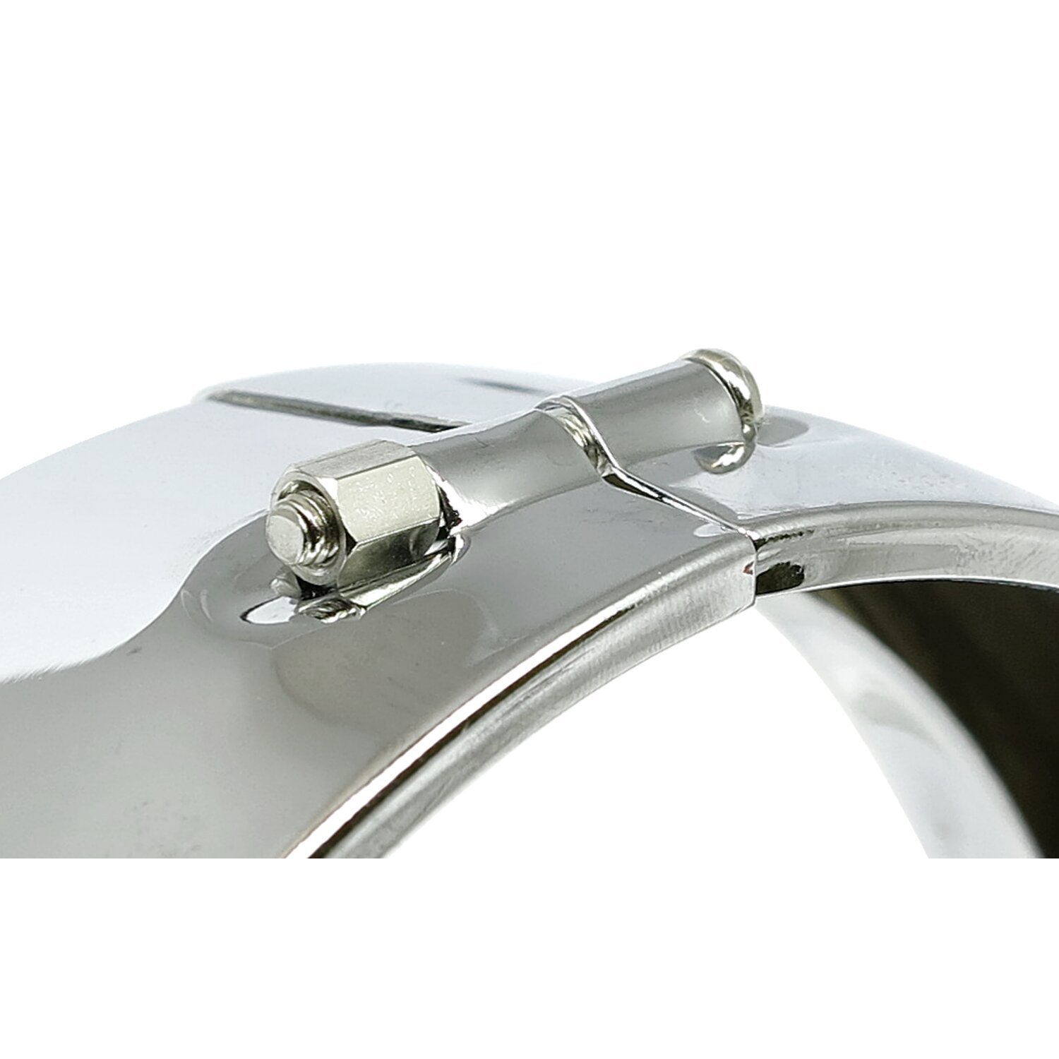 Recessed trim ring. 5-3/4" headlamp, Silver, Chrome