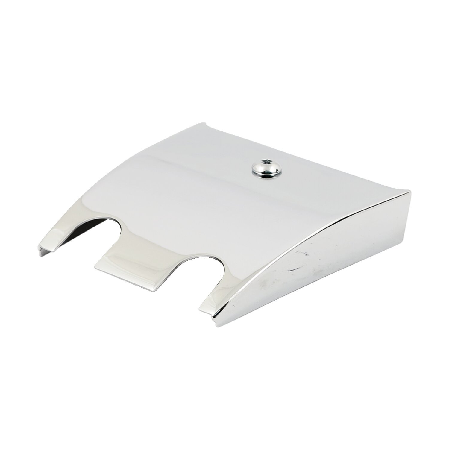 Lower dash extension panel, Silver, Chrome