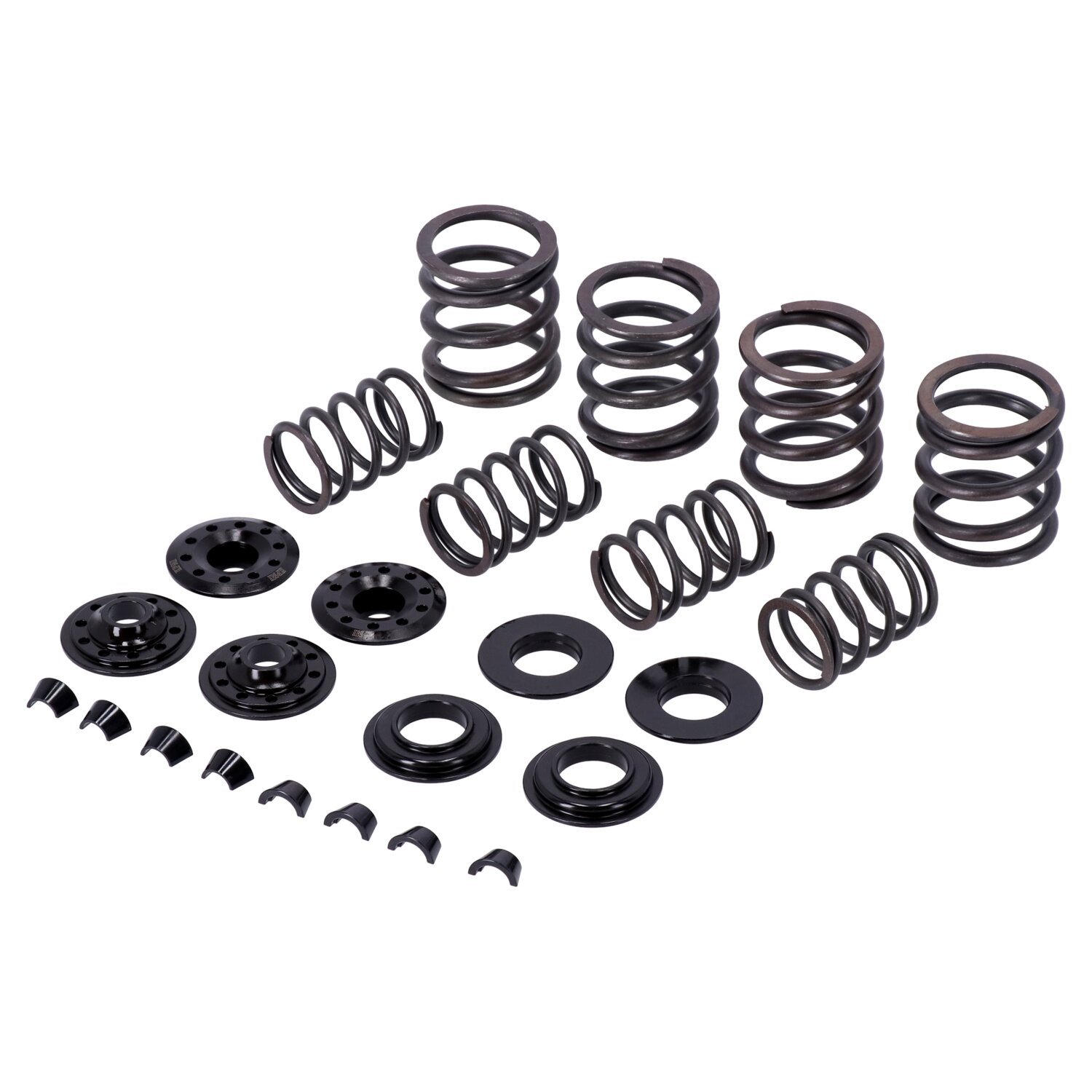 KPMI, valve spring kit. .415" lift. Steel top collars