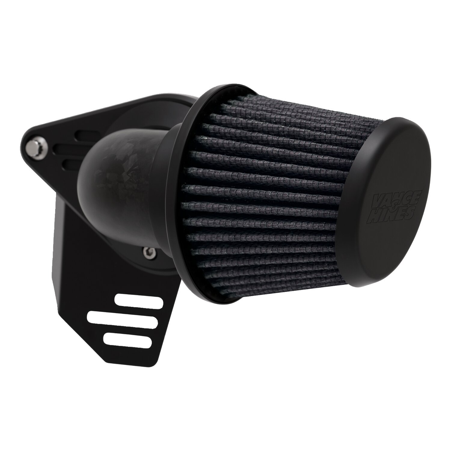 Vance & Hines, VO2 Falcon air intake. forged carbon fiber, Unpainted