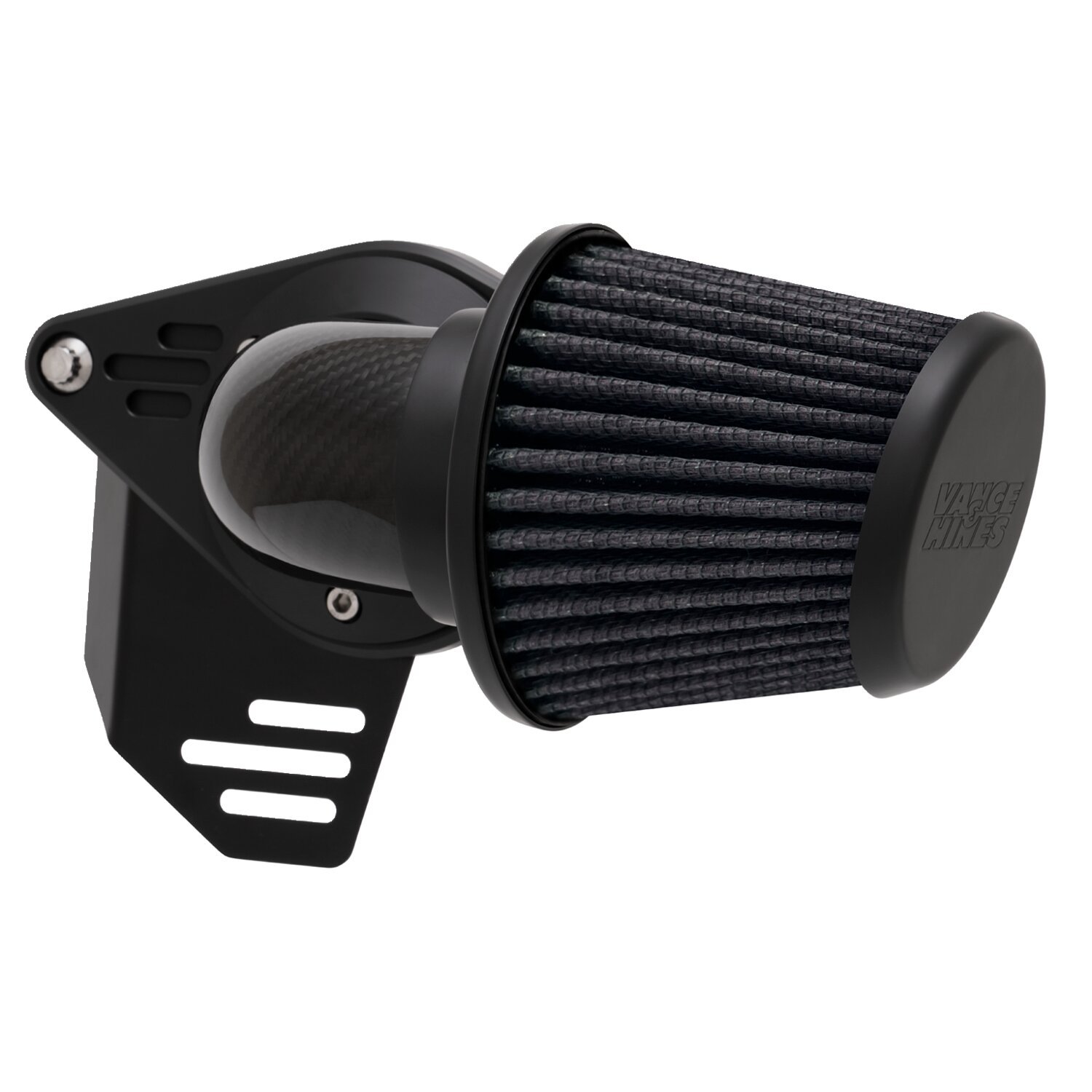 Vance & Hines, VO2 Falcon air intake. weaved carbon fiber, Unpainted
